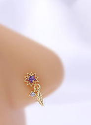 Nose Stud Flower European And America Piercing Ear Stud Nose Ring
