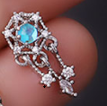 Nose Stud Flower European And America Piercing Ear Stud Nose Ring