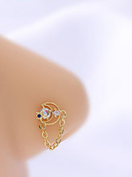 Nose Stud Flower European And America Piercing Ear Stud Nose Ring