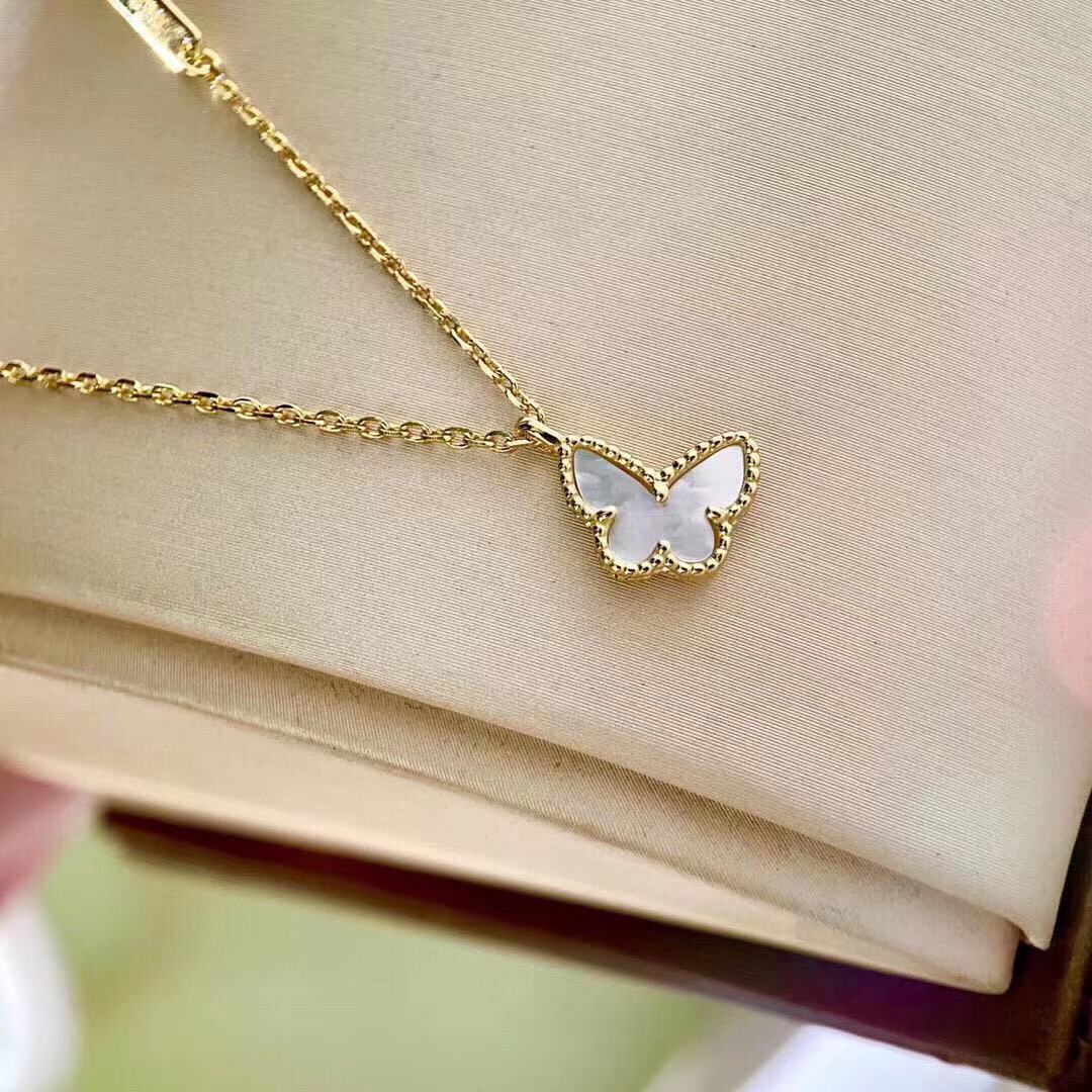 Butterfly Necklace Female Japanese And Korean Style White Shell